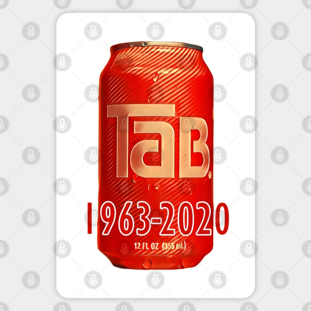 Tab Cola RIP Magnet by karutees